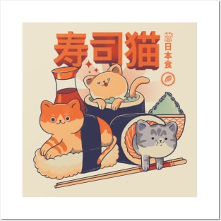 Sushi Cats Posters and Art